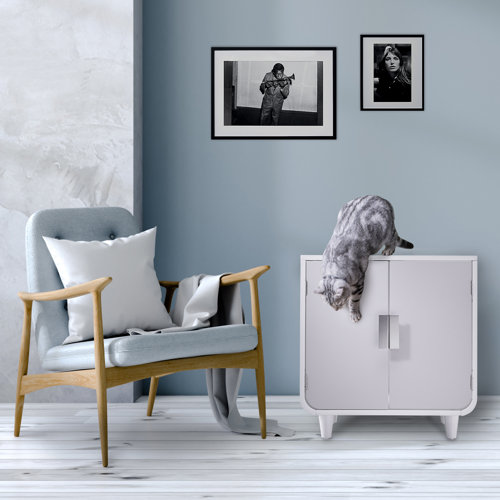 Teamson Pets Dyad Litter Box Enclosure & Reviews Wayfair